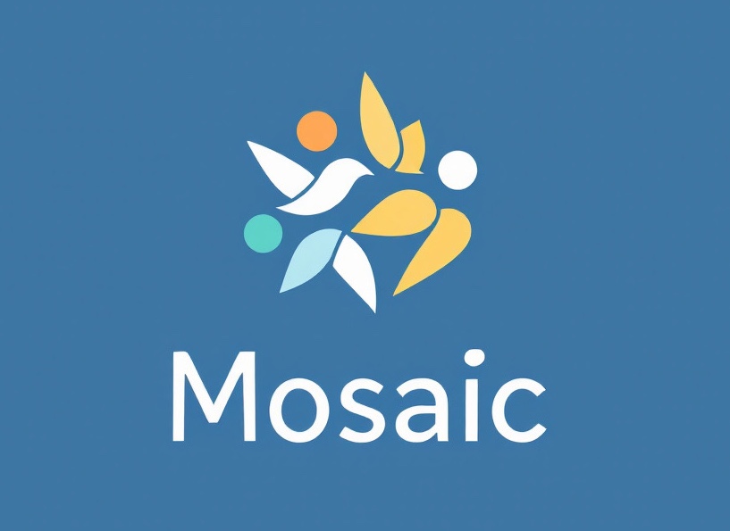 Un logo de la plateforme Mosaic d'Adobe.